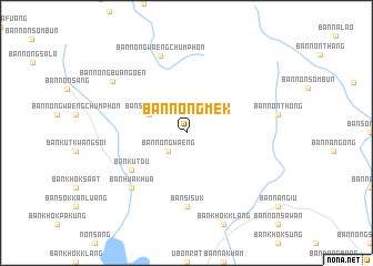 map of Ban Nong Mek