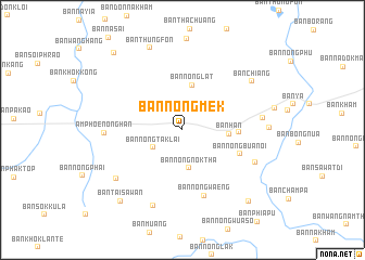 map of Ban Nong Mek