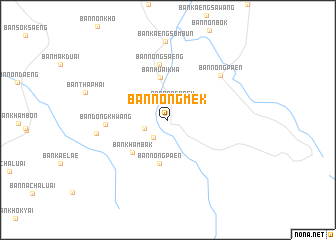map of Ban Nong Mek