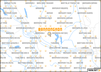 map of Ban Nong Mon