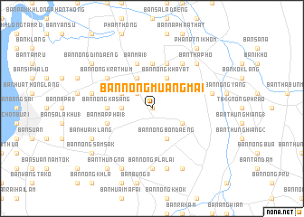 map of Ban Nong Muang Mai