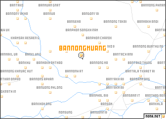 map of Ban Nong Muang