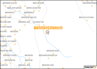 map of Ban Nong Namkin