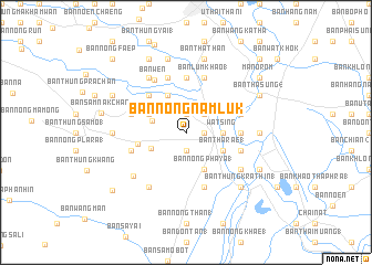 map of Ban Nong Nam Luk