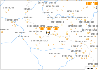 map of Ban Nong-Ôn