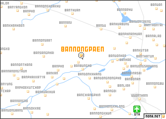 map of Ban Nong Paen