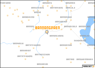 map of Ban Nong Paen