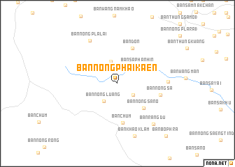 map of Ban Nong Phai Kaen