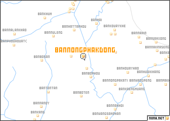 map of Ban Nongphakdông