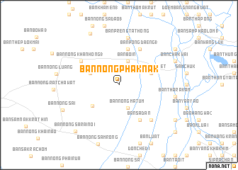 map of Ban Nong Phak Nak