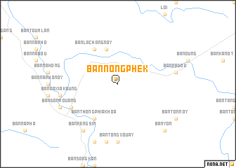 map of Ban Nongphék