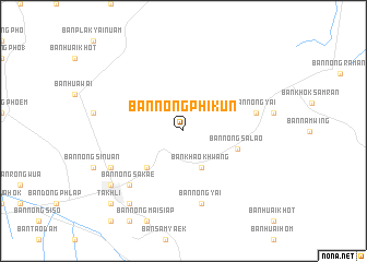 map of Ban Nong Phikun