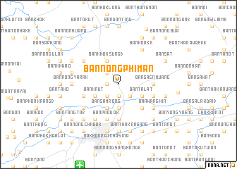 map of Ban Nong Phiman