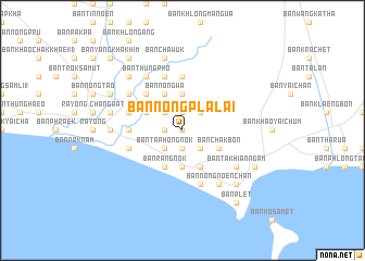 map of Ban Nong Pla Lai