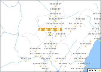 map of Ban Nong Pla