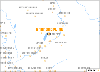 map of Ban Nong Pling