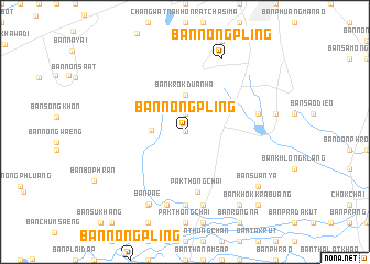 map of Ban Nong Pling