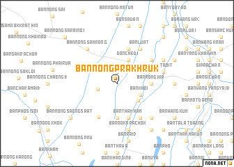 map of Ban Nong Prakhruk