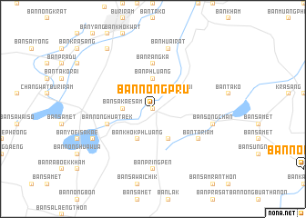 map of Ban Nong Pru