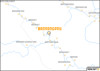 map of Ban Nong Pru