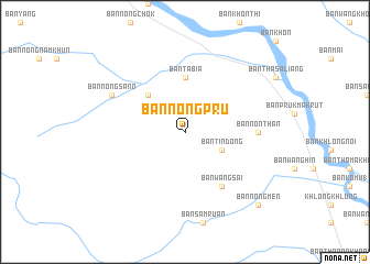 map of Ban Nong Pru