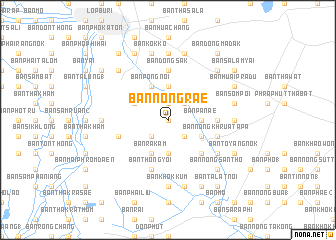 map of Ban Nong Rae