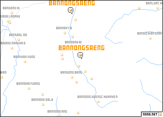 map of Ban Nong Saeng