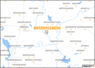 map of Ban Nong Saeng