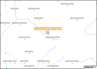 map of Ban Nong Saeng