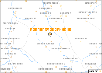 map of Ban Nong Sakae Khrua