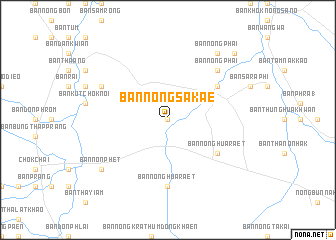 map of Ban Nong Sakae