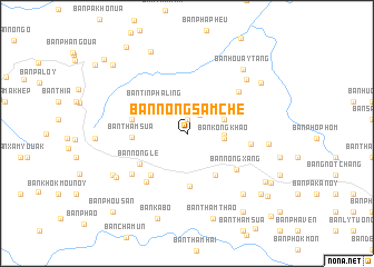 map of Ban Nongsamchè