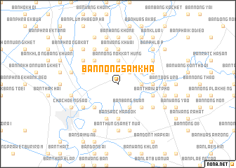 map of Ban Nong Sam Kha