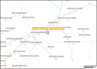 map of Ban Nong Samrong