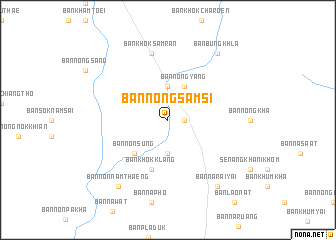 map of Ban Nong Sam Si