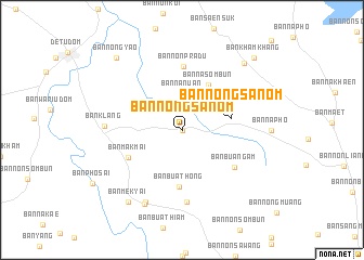 map of Ban Nong Sanom