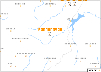 map of Ban Nong San