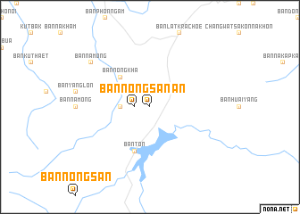 map of Ban Nong San