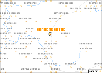 map of Ban Nongsatao