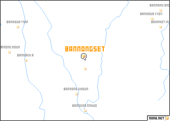 map of Ban Nongsèt