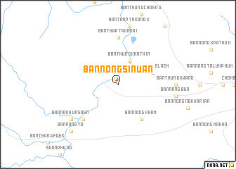 map of Ban Nong Si Nuan