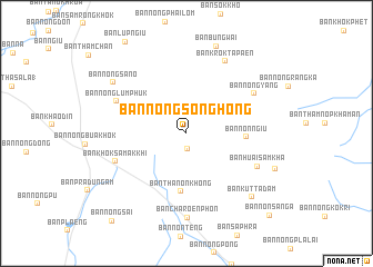 map of Ban Nong Song Hong