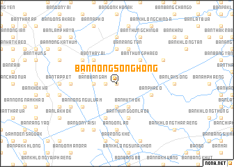 map of Ban Nong Song Hong