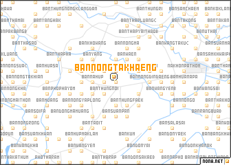 map of Ban Nong Takhaeng
