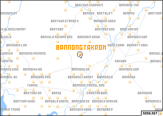 map of Ban Nong Takrom