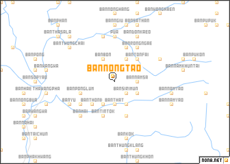 map of Ban Nong Tao