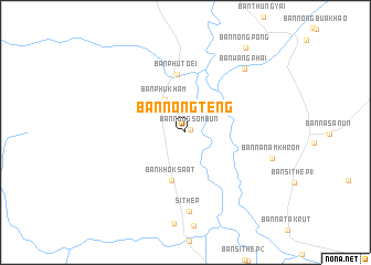 map of Ban Nong Teng