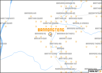 map of Ban Nongtèng