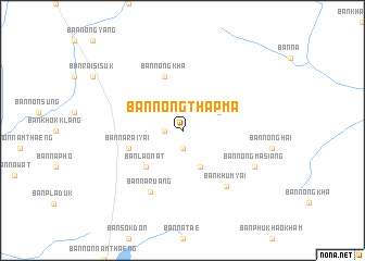 map of Ban Nong Thap Ma