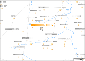 map of Ban Nong Thep